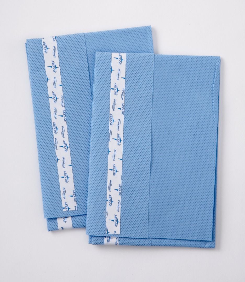 Medline Utility Drape 38 x 66cm with Tape Pack of 100 DYNJP2405