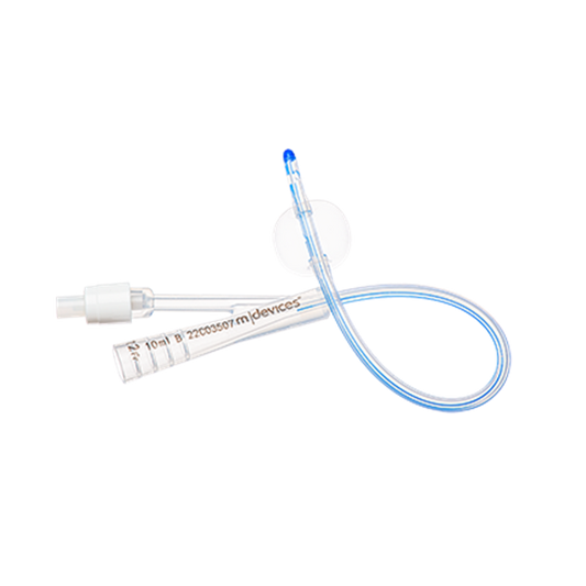 2-Way Foley Catheter, Standard Tip, 23cm with 10mL Balloon (Female),  12Fr (White)