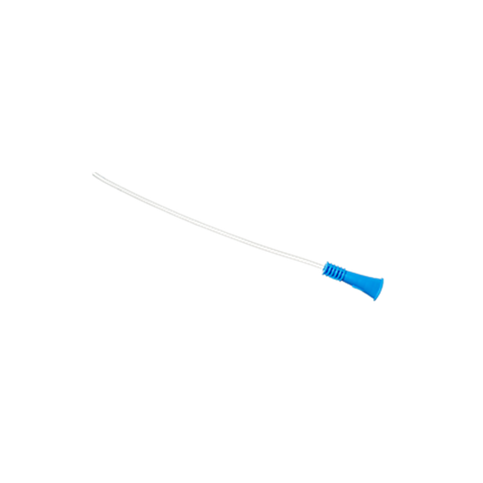Hydrophilic Coated Nelaton Catheter, 18cm (Female), 8Fr (Light Blue)